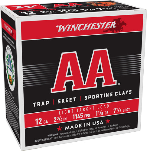 Winchester 12 Gauge AA127 020892004832 020892004832 1-1/8oz 7.5 Shot