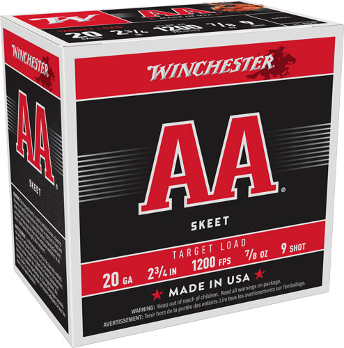 Winchester 20 Gauge AA209 020892004870 020892004870 7/8oz 9 Shot