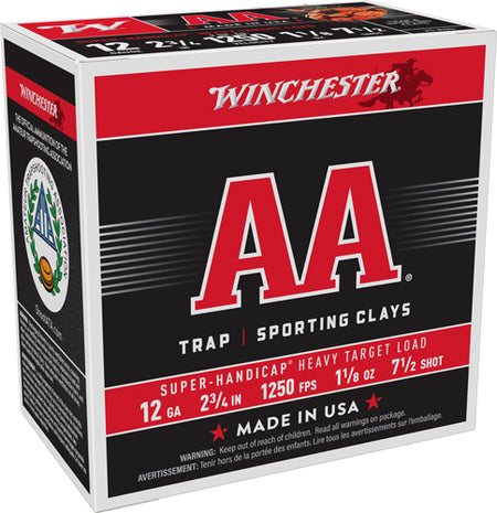 Winchester 12 Gauge AAHA127  1-1/8oz 7.5 Shot