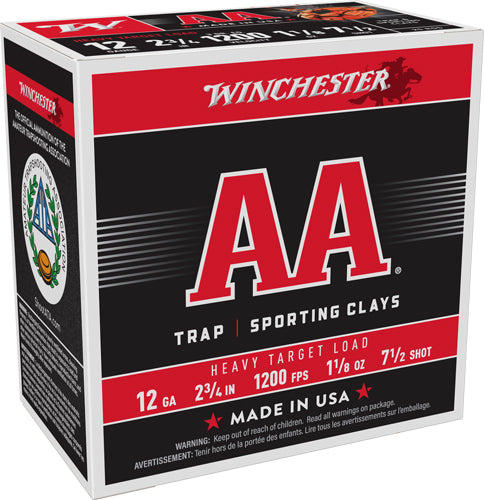 Winchester 12 Gauge AAM127 020892004764 020892004764 2.75" 1-1/8oz 7.5 Shot