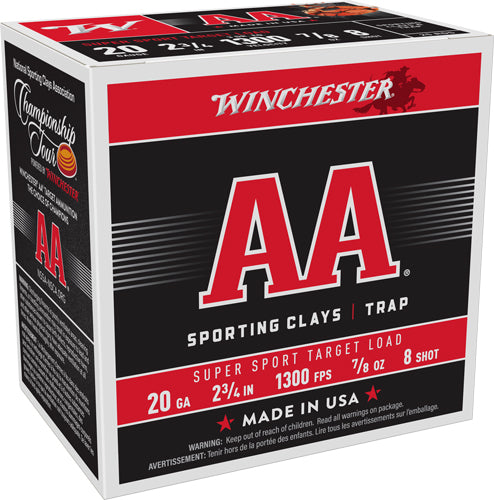Winchester 20 Gauge AASC208 020892014916 020892014916 7/8oz 8 Shot