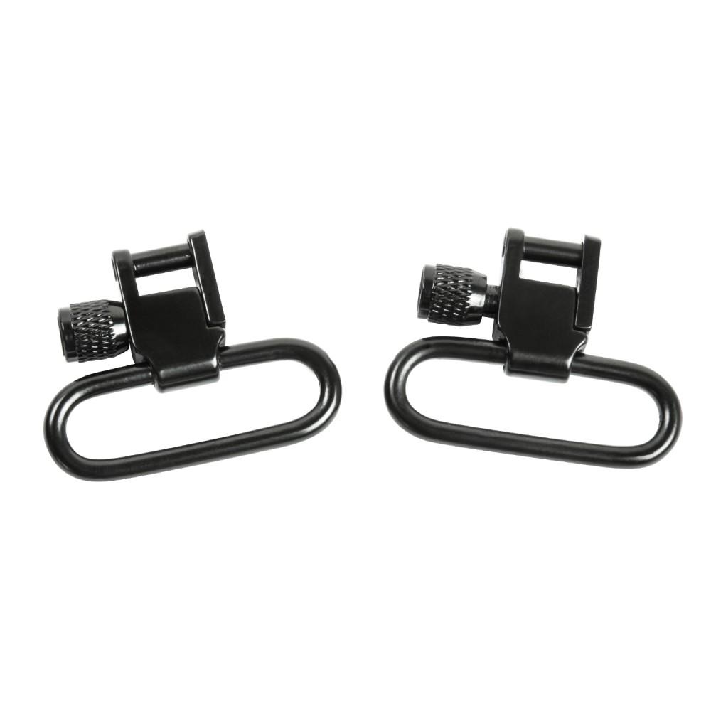 NcStar 1" Black Lockable Sling Swivels - Set of 2