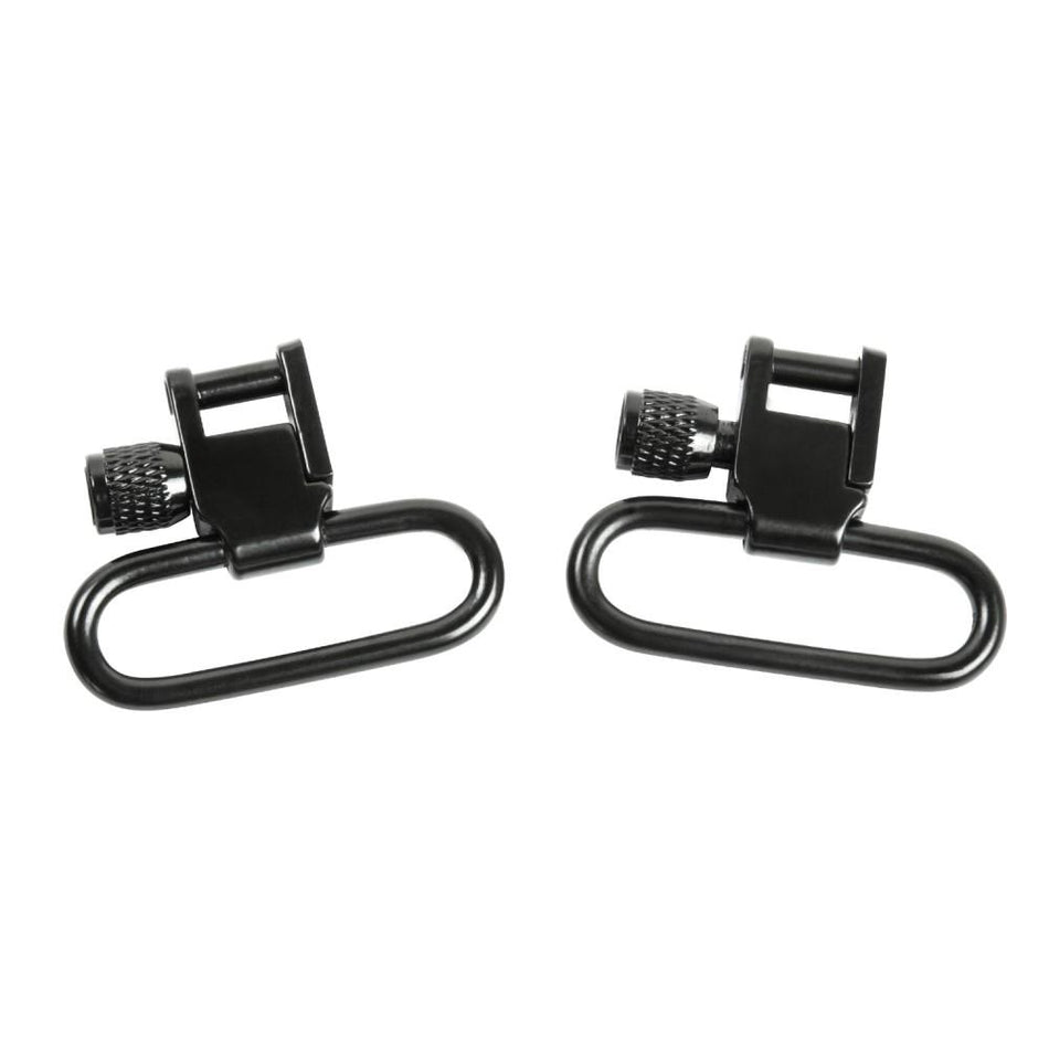 NcStar 1" Black Lockable Sling Swivels - Set of 2