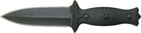 ABKT Elite 3.5" Fixed Blade Boot Knife with Metal Boot Clip & Nylon Belt Clip