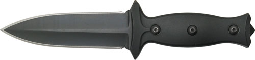 ABKT Elite 3.5" Fixed Blade Boot Knife with Metal Boot Clip & Nylon Belt Clip