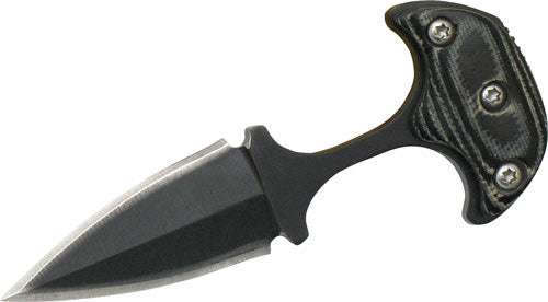 ABKT Elite 1.25" Neck Knife with Micarta Grip Sheath & Chain