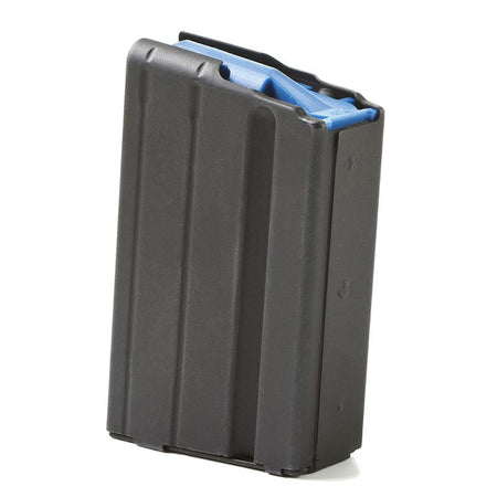 ASC AR-15 6.5 Grendel Stainless Steel Magazine Black with Blue Follower 5-Round
