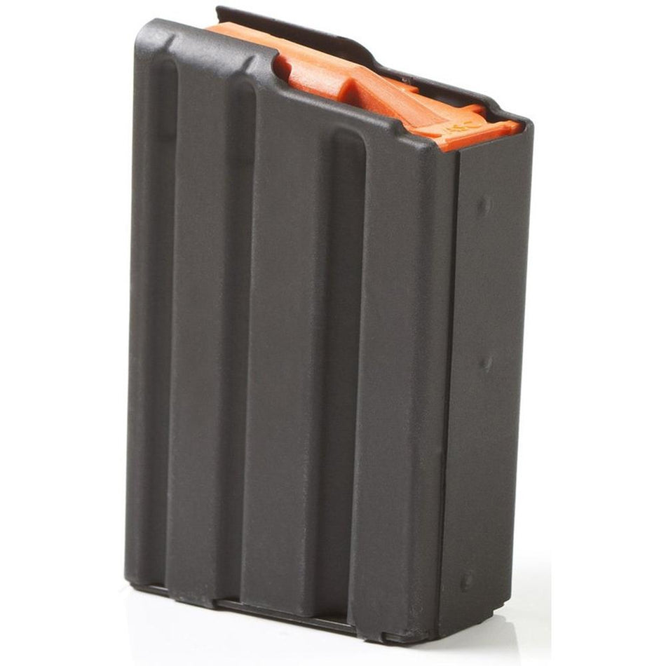 ASC AR-Family .223 Rem Aluminum Rifle Magazine Orange Follower Black 10/rd