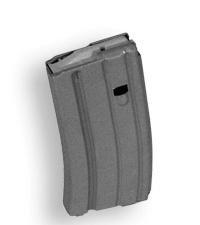 ASC .223 Rem 20-Round Aluminum Grey AR Magazine with Grey Follower