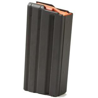 ASC AR-15 Family .223 Remington 20/rd Black Stainless Steel Magazine Orange Follower
