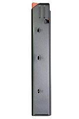 ASC AR Family 9mm Luger 20/rd Black Stainless Steel Rifle Magazine Orange Follower