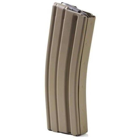 ASC 30rd AR-Family .223 Rem Dark Earth Stainless Steel Magazine Black Follower