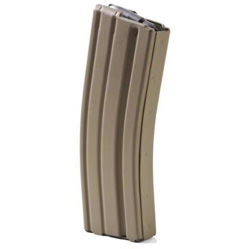 ASC 30rd AR-Family .223 Rem Dark Earth Stainless Steel Magazine Black Follower