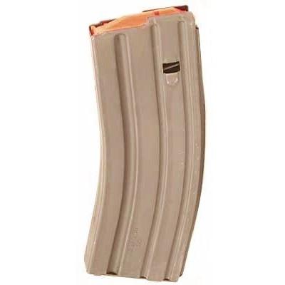 ASC 30rd AR-Family .223 Rem Dark Earth Stainless Steel Magazine Orange Follower