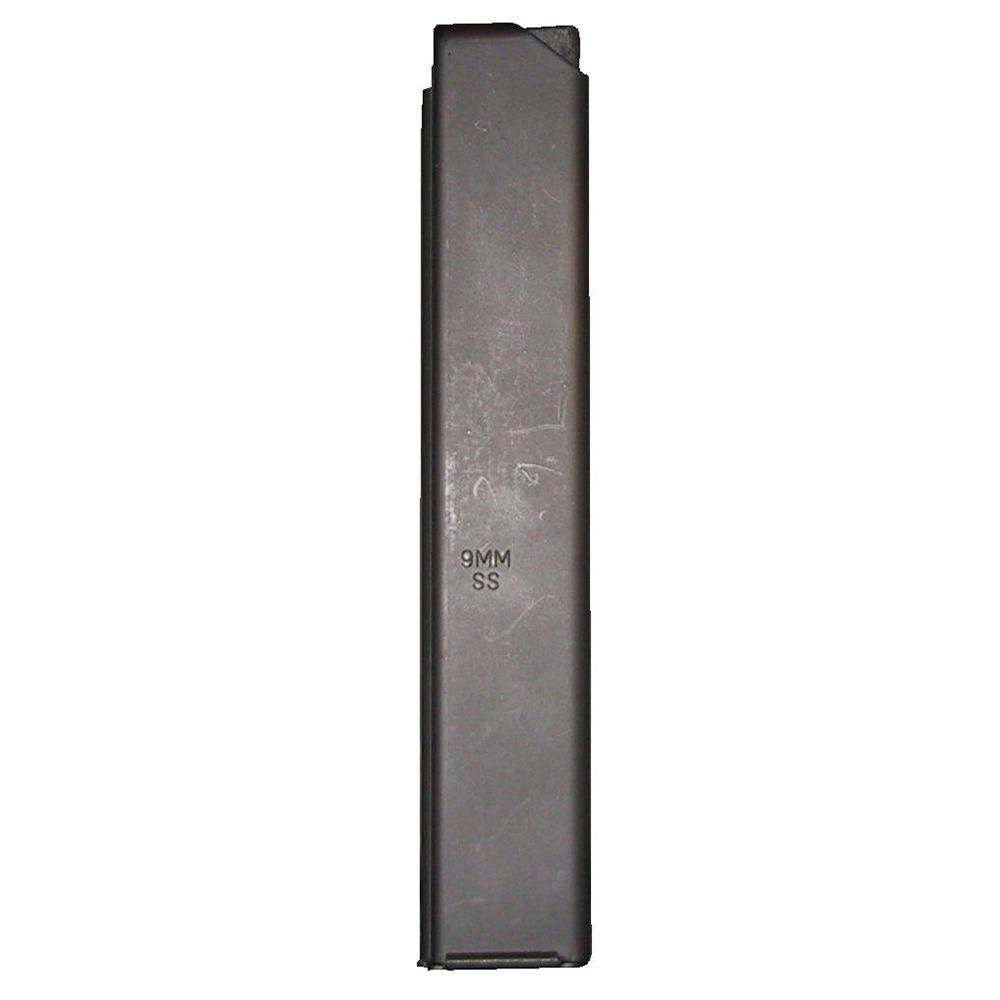 ASC AR-Family 9mm 32rd Black Stainless Steel Magazine with Orange Follower