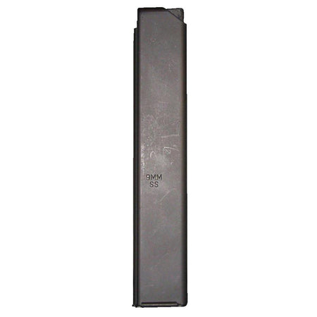ASC AR-Family 9mm 32rd Black Stainless Steel Magazine with Orange Follower