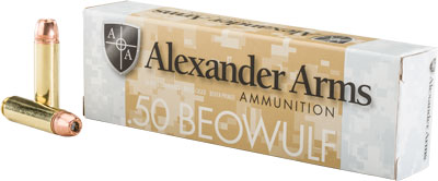 Alexander Arms .50 Beowulf AB350XTPBOX XTP Hornady XTP Hollow Point HP 350 Grain