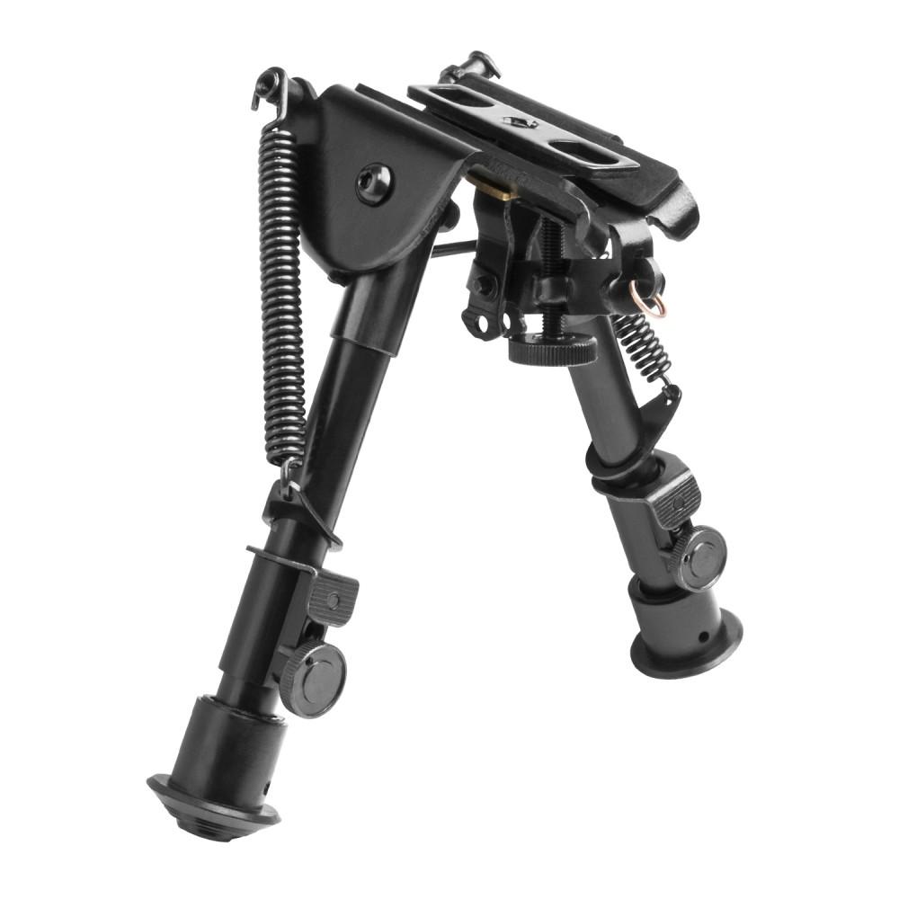 Precision Grade Compact Firearm Bipod with Three Mounting Adapters 5.5-8 Inch