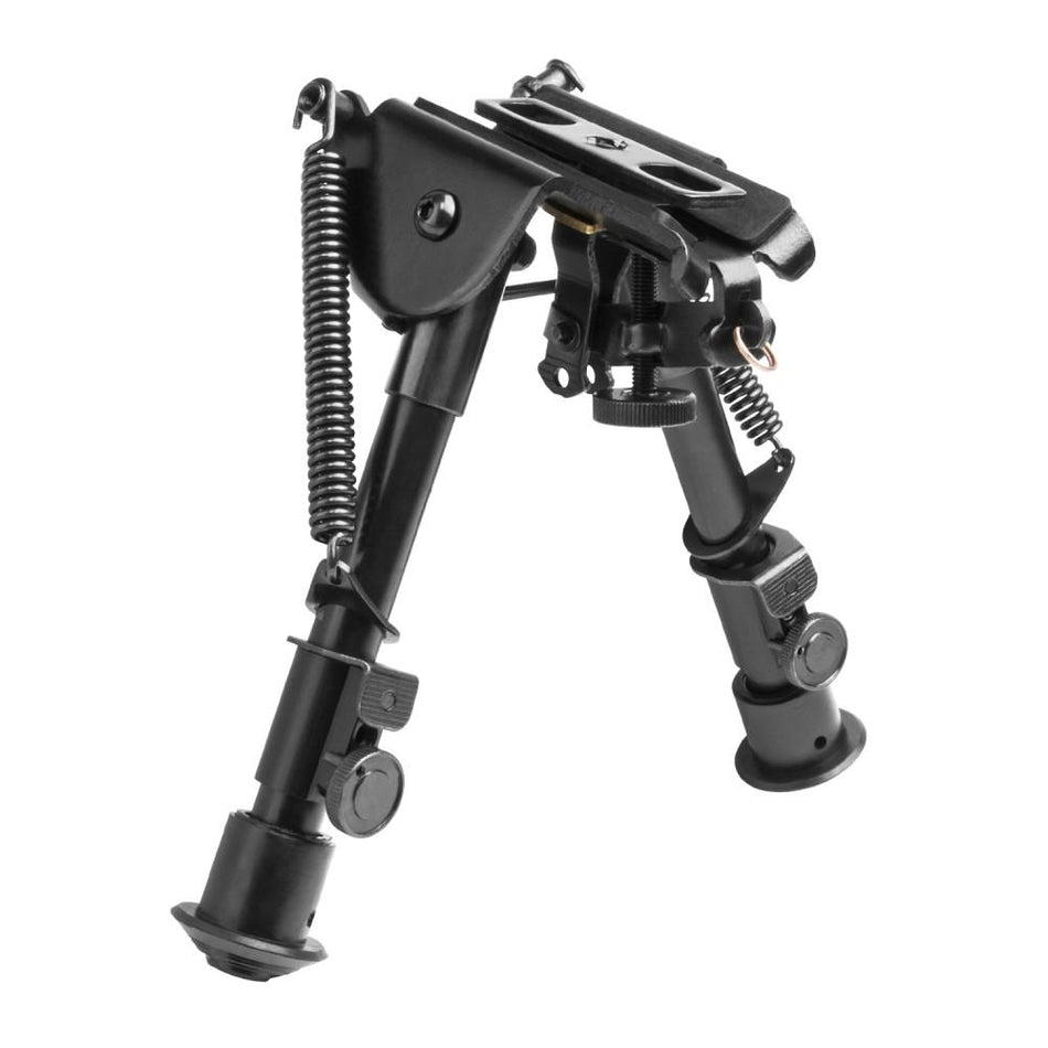 Precision Grade Compact Firearm Bipod with Three Mounting Adapters 5.5-8 Inch