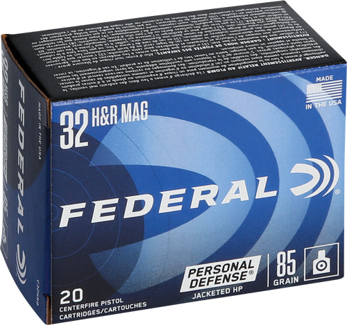 Federal .32 H&R Mag C32HRB Personal Defense Jacketed Hollow Point JHP 85 Grain