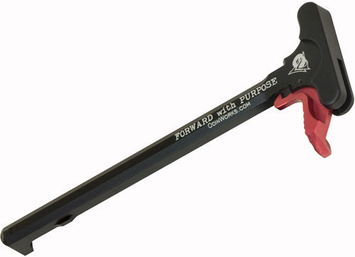 ODIN AR-15 Red Extended Charging Handle