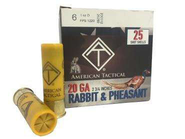 ATI 20 Gauge Shotgun Shells Game Load #6 1 oz 2.75 in