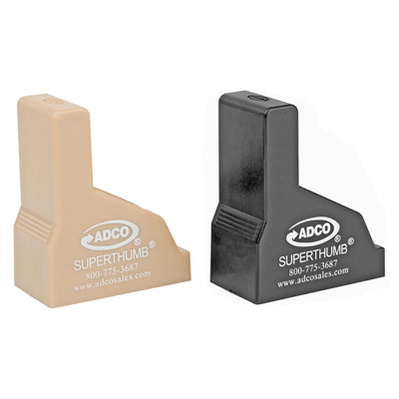 Adco Super Thumb ST1PR Mag Loader/Unloader 2ct Black Tan