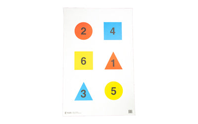 Action Target DT-2A-100 Discretionary Command V2-A Training Target, 23"x35", 100-Pack