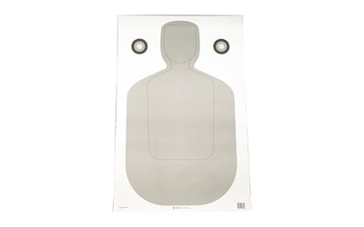 Action Target F-TQ21ANT-AV2-100 TQ-21 Qualification Target, 23x35", White/Gray, 100-Pack