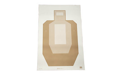 Action Target IPSC-P SHBR-100 IPSC Scoring Zone Target, Brown, 23"x35", 100-Pack