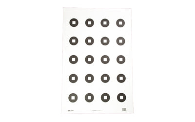 Action Target VB-320-100 Military 3" Aimpoint Dot Paper Training Target, 23"x35", Box of 100