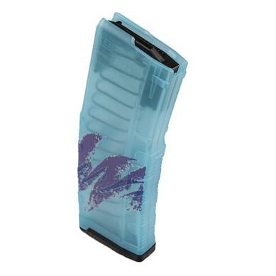 Amend2 AR-15 Mod C Custom Printed Jazz Translucent Teal Rifle Magazine 5.56/.223 30/rd
