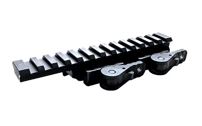 American Defense Mfg. AD-1700 XLR Quick Detach Riser Mount, Titanium Lever, 5.5" Rail, EOTech Compatible, Black