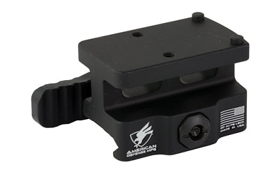 American Defense Mfg. AD-RMR-LW Quick Detach Trijicon RMR Mount, Co-Witness, Lightweight, 6061 Aluminum, Black