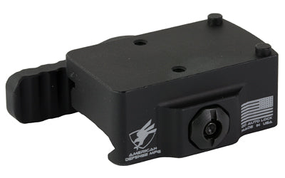 American Defense Mfg. AD-RMR-LW Quick Detach RMR Mount, Low Profile, Left Hand Lever, Anodized Black