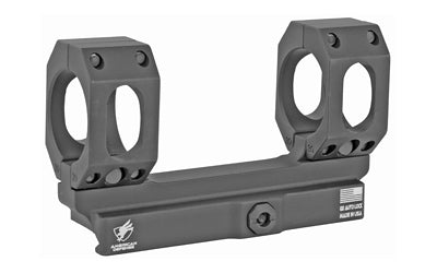 American Defense AD-SCOUT-S Quick Detach Mount, 30mm Vertical Split Rings, Black AD-SCOUT-S-30-STD