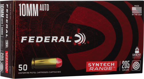 American Eagle 10mm Auto AE10SJ1 Syntech LEAD-FREE Range Total Syntech Jacket Flat Nose 205 Grain