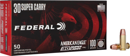 American Eagle .30 Super Carry AE30SCA 604544678017 Full Metal Jacket FMJ 100 Grain