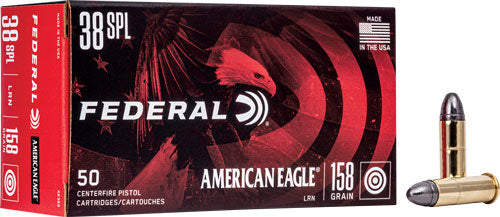 American Eagle .38 Special AE38B 029465085018 Lead Round Nose LRN 158 Grain