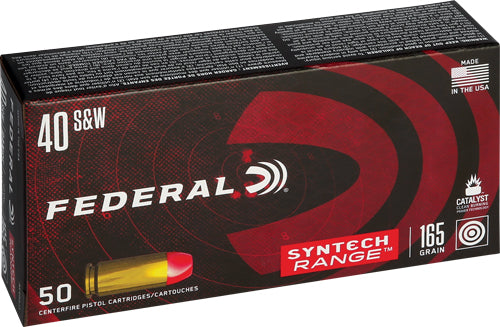 American Eagle .40 S&W AE40SJ1 Syntech Range LEAD-FREE Total Syntech Jacket Flat Nose 165 Grain