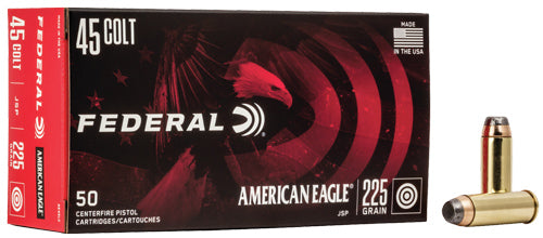 American Eagle .45 Long Colt AE45LC 029465061586 Jacketed Soft Point JSP 225 Grain