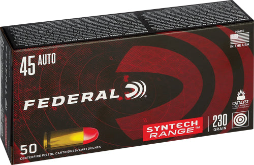 American Eagle .45 ACP/Auto AE45SJ1 Syntech Range LEAD-FREE Total Syntech Jacket Round Nose 230 Grain
