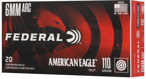 FEDERAL AE 6MM ARC 130GR TMJ 100GR SP 20RD 10BX/CS