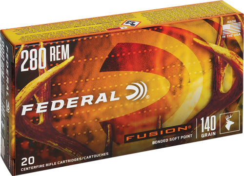 Federal .280 Remington F280FS1 Fusion Jacketed Soft Point JSP 140 Grain
