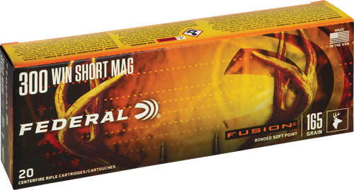 Federal .300 WSM F300WSMFS1 Boat Tail Fusion Soft Point FSP 165 Grain