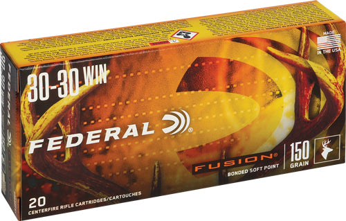 Federal .30-30 Winchester F3030FS1 Fusion Flat Nose Fusion Soft Point FSP 150 Grain
