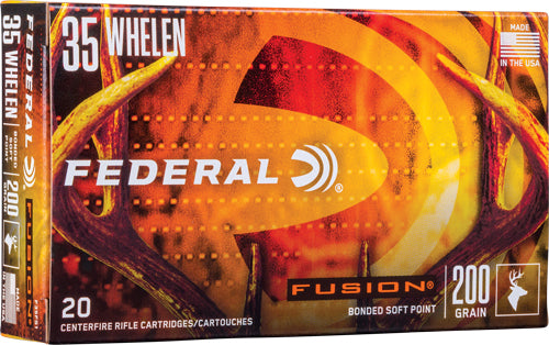 Federal .35 Whelen F35FS1 Fusion Jacketed Soft Point JSP 200 Grain