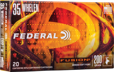 Federal .35 Whelen F35FS1 Fusion Jacketed Soft Point JSP 200 Grain