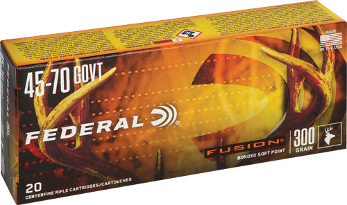 Federal .45-70 Government F4570FS1 Boat Tail Fusion Soft Point FSP 300 Grain