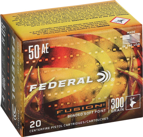 Federal .50 AE F50AEFS1 Fusion Fusion Soft Point FSP 300 Grain